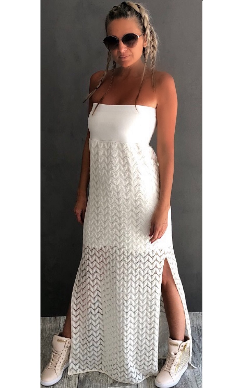 KRAJKOVÉ DLOUHÉ LETNÍ ŠATY - BOROS-DR-L-CR 01