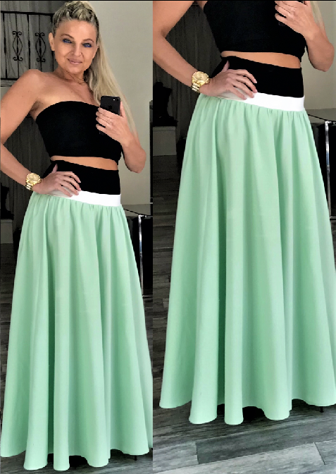 DLOUHÁ SUKNĚ - MAXI SUKNĚ BOROS SK-L-GRL 01