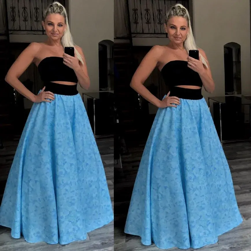 DLOUHÁ SUKNĚ - MAXI SUKNĚ BOROS SK-L-BLM 01