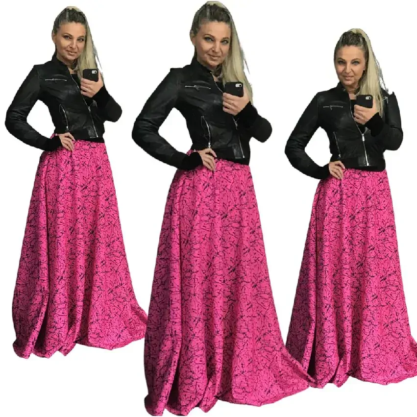 Dlouhá letní sukně  - maxi sukně BOROS SK-L-PIN01