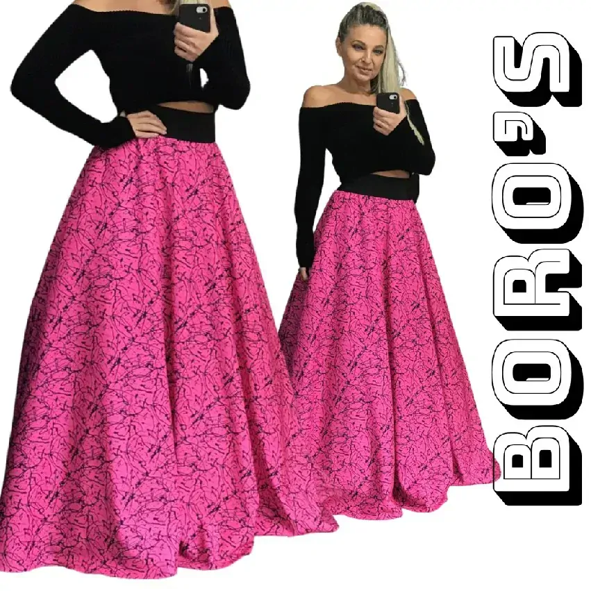 Dlouhá letní sukně  - maxi sukně BOROS SK-L-PIN01