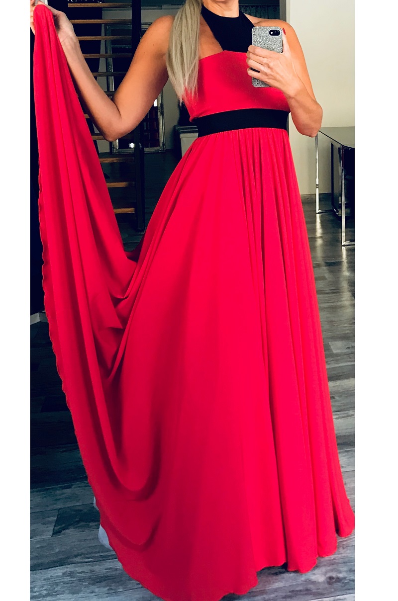 ŠATY DLOUHÉ - BOROS DR-L-RED 02