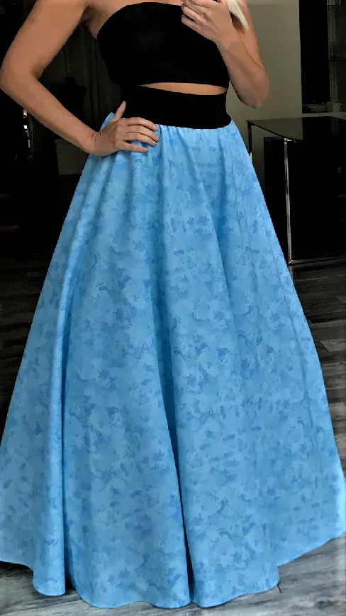 DLOUHÁ SUKNĚ - MAXI SUKNĚ BOROS SK-L-BLM 01