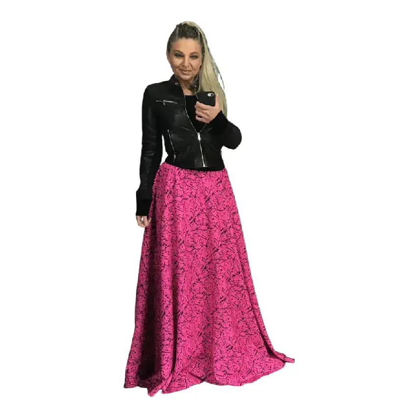 Dlouhá letní sukně  - maxi sukně BOROS SK-L-PIN01