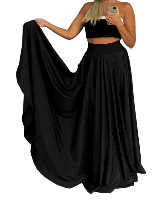 DLOUHÁ SUKNĚ - maxi sukně -  BOROS SK-L-BLACK 05