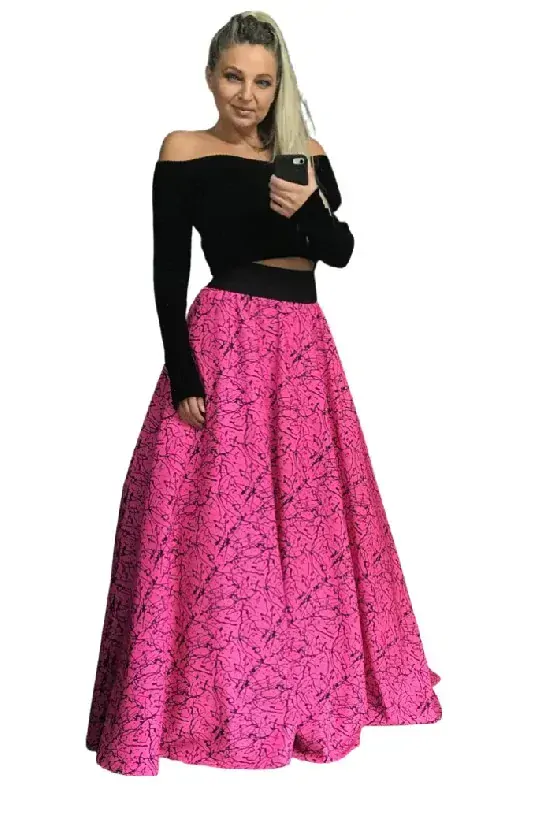 Dlouhá letní sukně  - maxi sukně BOROS SK-L-PIN01